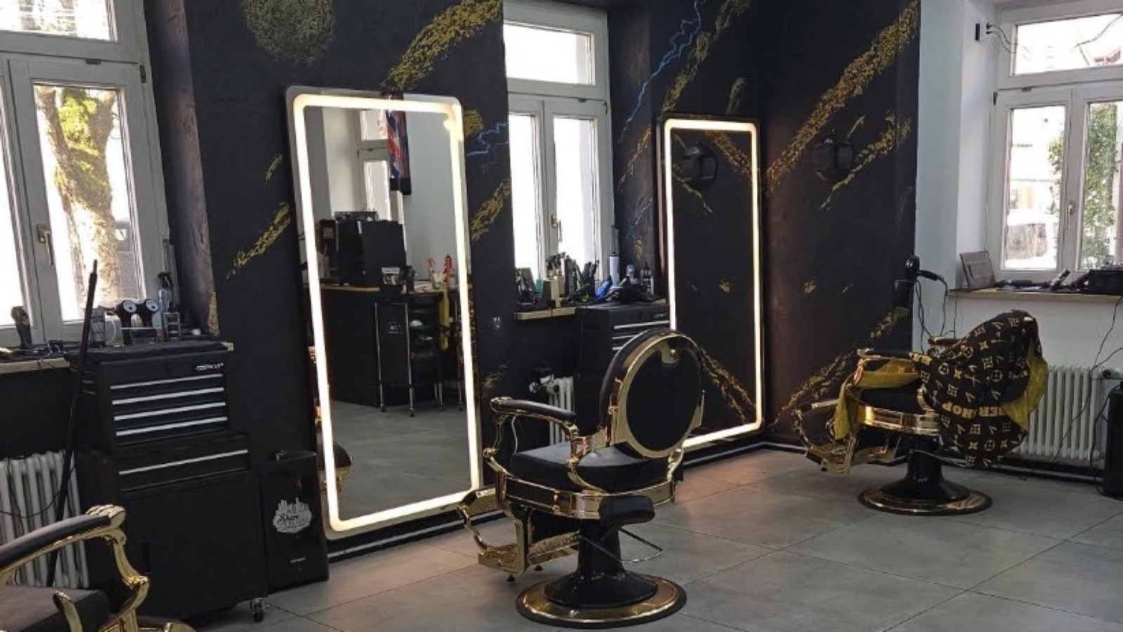 BABYLON Barbershop Interieur in Wangen im Allgäu
